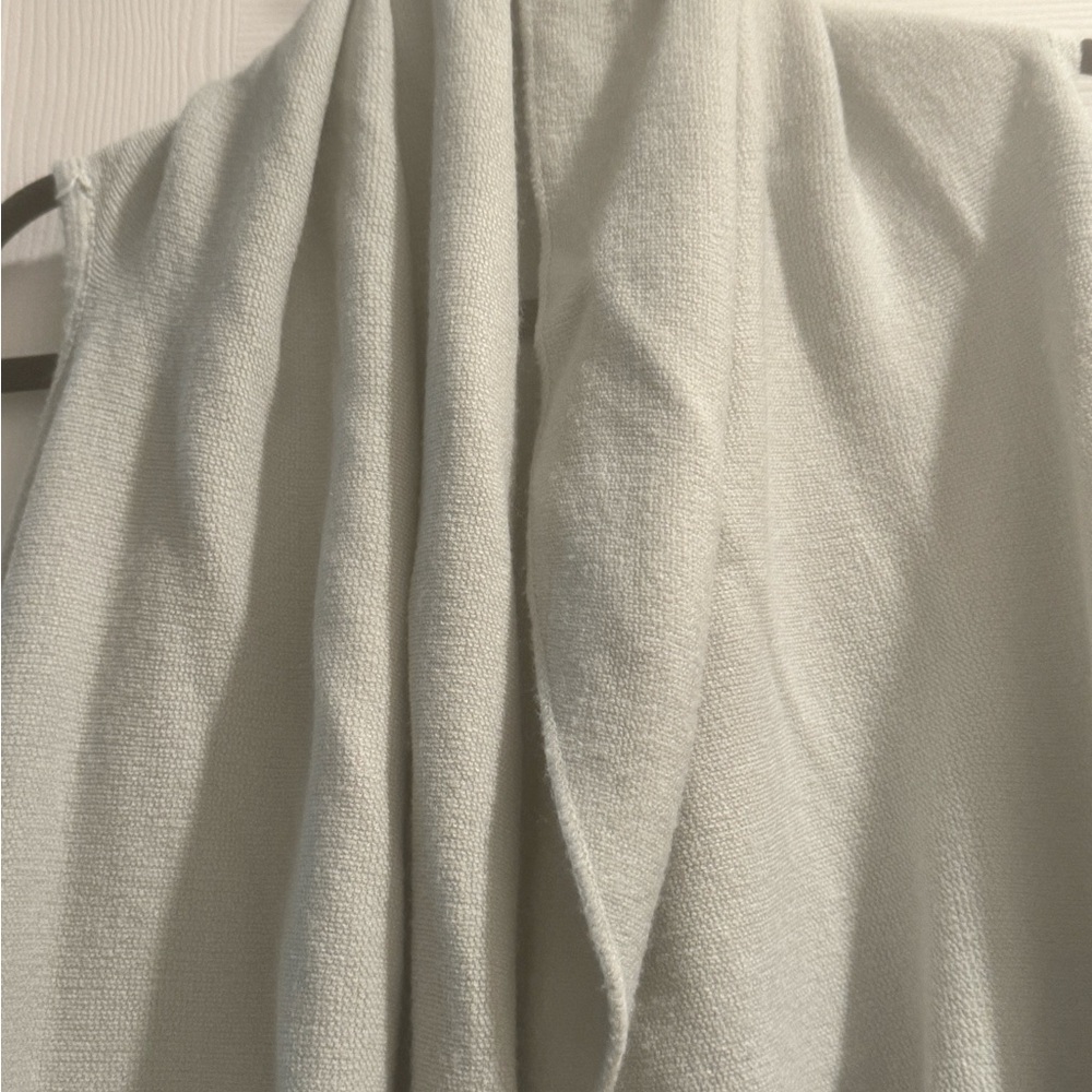 Barely worn Light baby blue draped no sleeve sweater - Picture 3 of 3